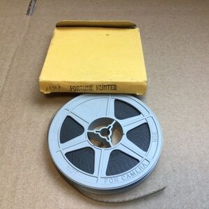 8mm Film Reel with Yellow Storage Sleeve - Gray Reel